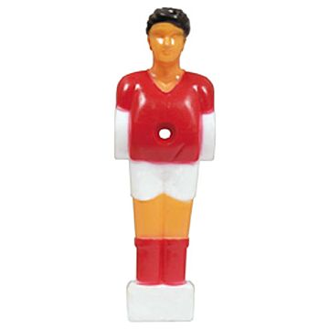 Voetbalpop rood-wit voor 13 mm stang