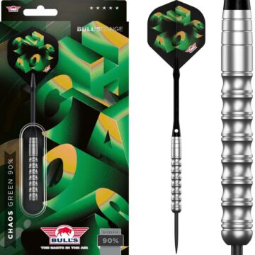 Bull's Chaos Green 90% darts op=op