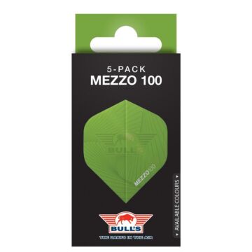 Bull's Mezzo Groen No.2 Flights | 5-Pack