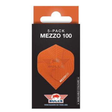 Bull's Mezzo Oranje No.2 Flights | 5-Pack