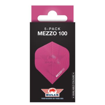 Bull's Mezzo Roze No.2 Flights | 5 Pack