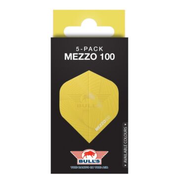 Bull's Mezzo Geel No.2 Flights \ 5 pack