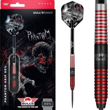 Bull's Phantom Grip Red 90% 