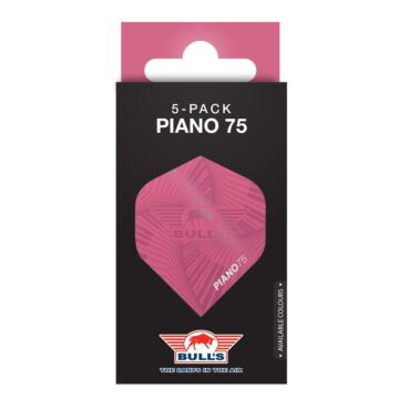 Bull's Piano 75 Roze No.2 Flights | 5-Pack