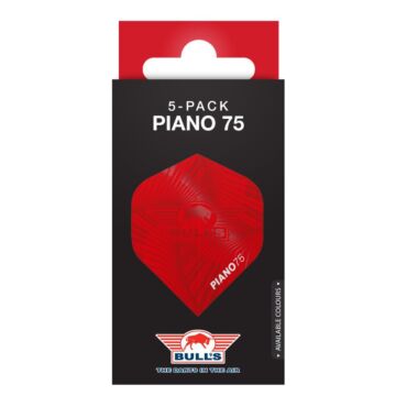 Bull's Piano 75 Rood No.2 Flights | 5-Pack