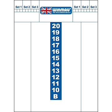 Whiteboard Winmau 30 x 40