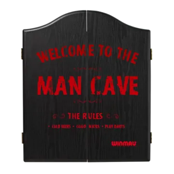 Winmau Welcome to the Mancave dartboard cabinet