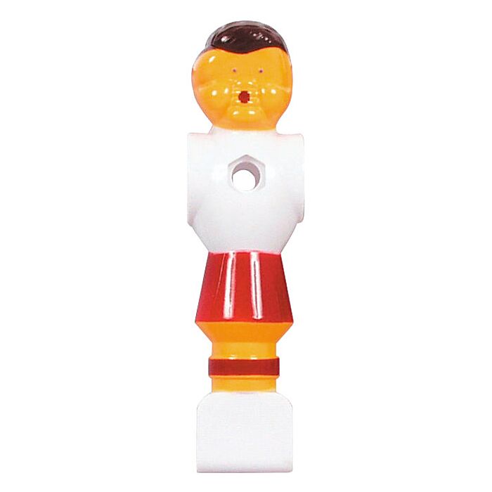 Voetbalpop rood-wit voor 16 mm stang
