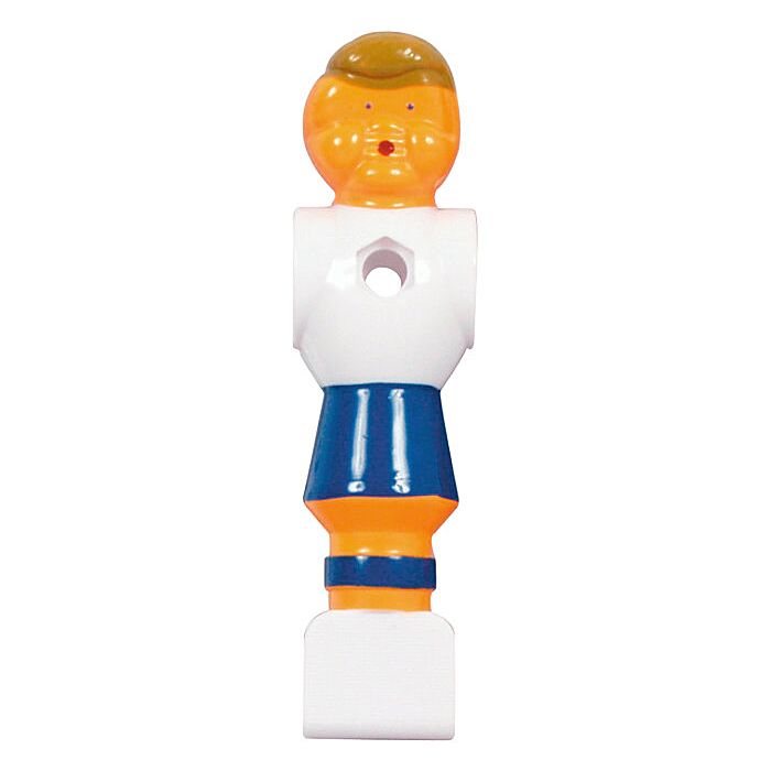 Voetbalpop blauw-wit voor 16 mm stang