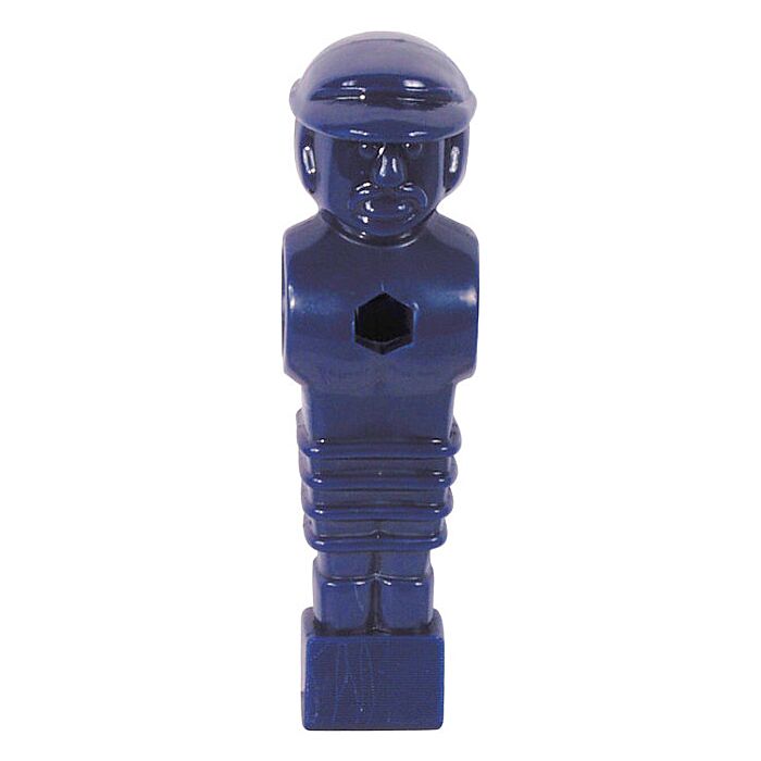 Voetbalpop blauw voor 16 mm stang