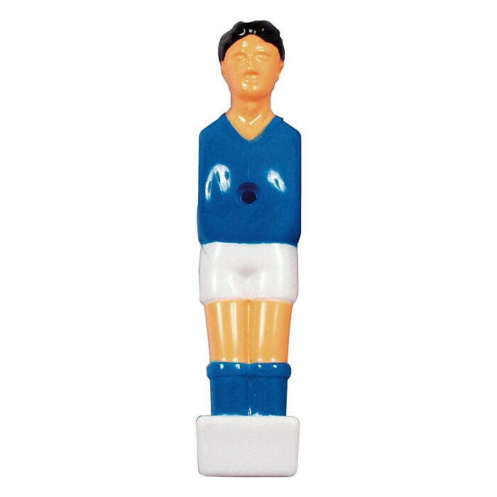 Voetbalpop blauw-wit voor 13 mm stang Voetbalpop blauw-wit voor 13 mm stang