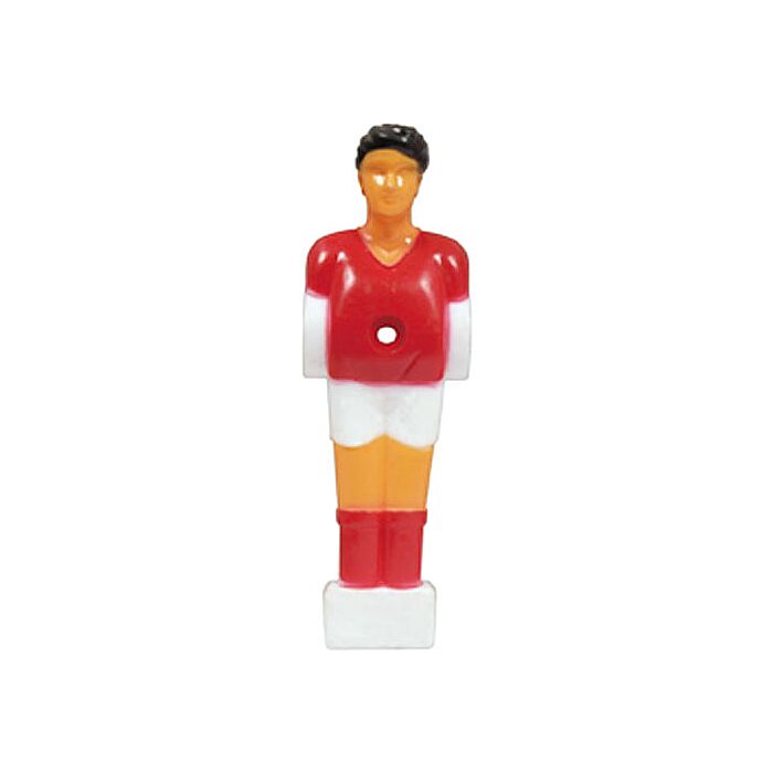 Voetbalpop rood-wit voor 13 mm stang Voetbalpop rood-wit voor 13 mm stang