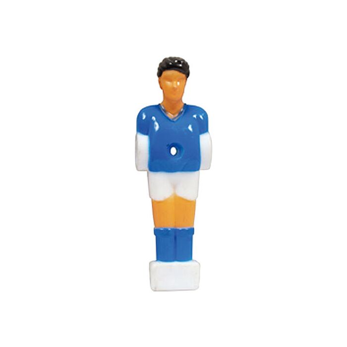 Voetbalpop blauw-wit voor 13 mm stang Voetbalpop blauw-wit voor 13 mm stang