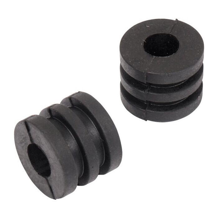 Rubber bumper voor 13 mm voetbalstang ribbel model